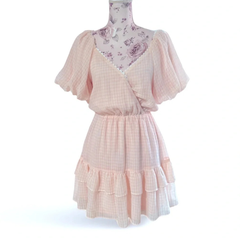 Love Collette Blush Pink Mini Dress